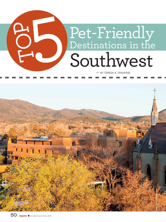 Santa Fe Listed as #1 Pet Friendly City in the Southwest