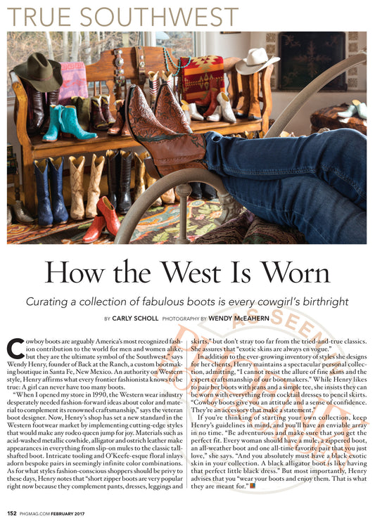 True Southwest - as seen in Phoenix Home and Garden Magazine