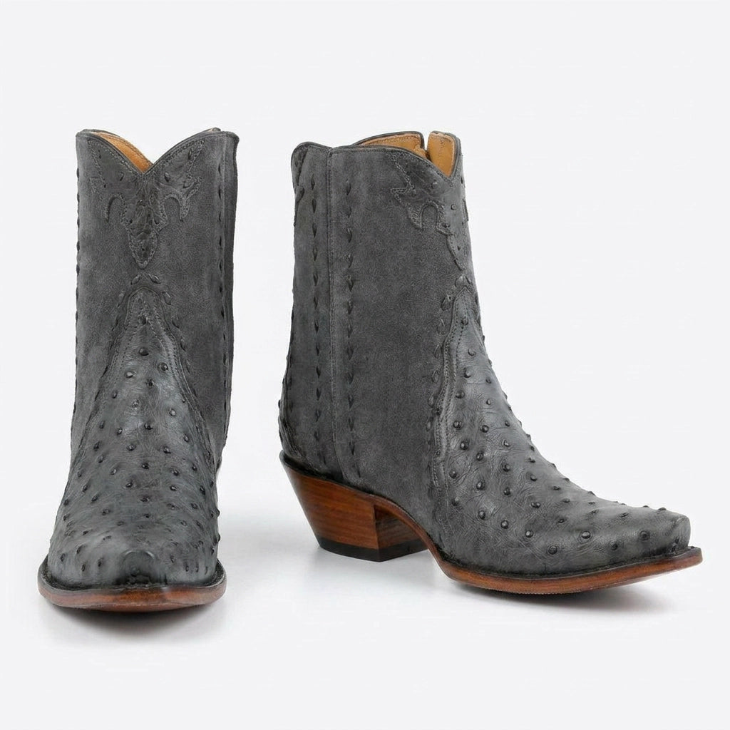 Ostrich Ankle Zipper Collection - Back at the Ranch