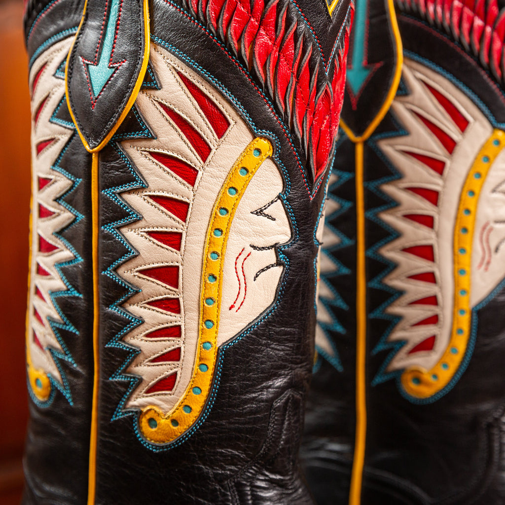 Indian Chief Inlay - Black - Back at the Ranch