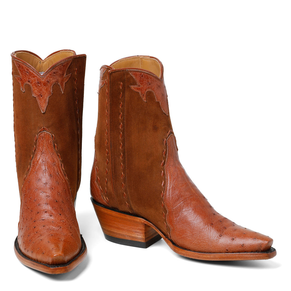 Ostrich Ankle Zipper Collection - Back at the Ranch