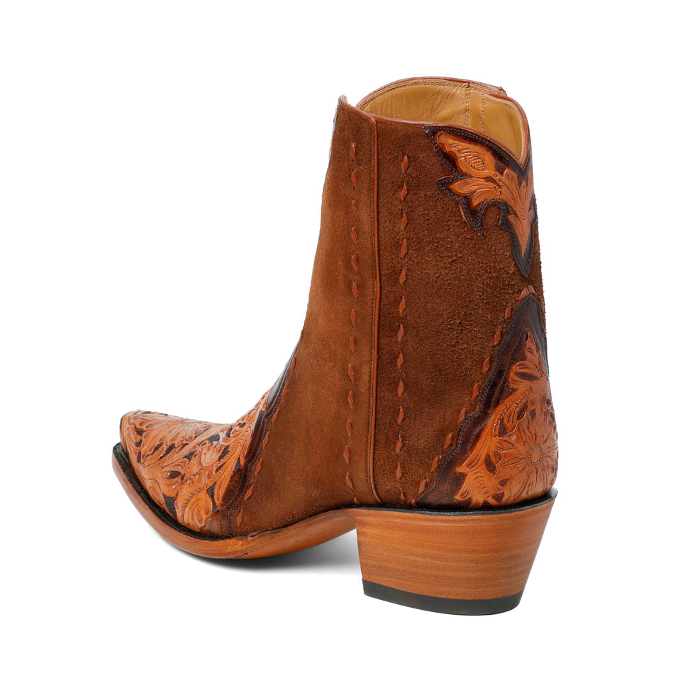 Sheridan Ankle Zipper - Spaniel