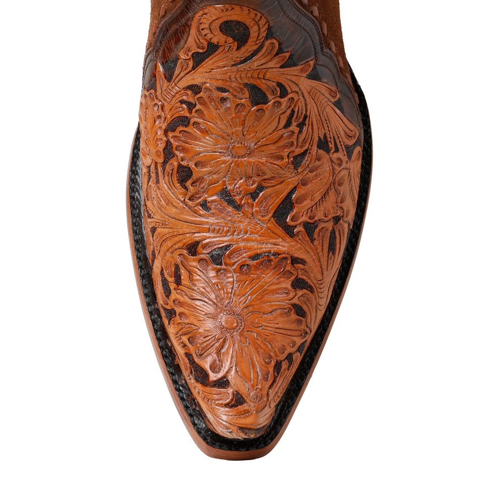 Sheridan Ankle Zipper - Spaniel