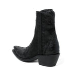 Ostrich Ankle Zipper - Black - Back at the Ranch