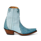 Ostrich Ankle Zipper - Sky Blue - Back at the Ranch