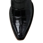 Fancy Crocodile with Nubuck 14" - Navy - Back at the Ranch