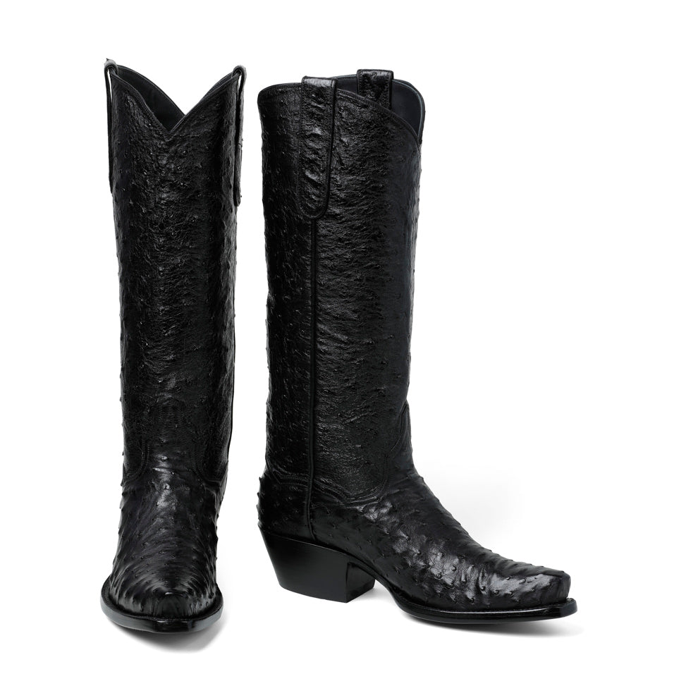 Ostrich Full Quill 14" - Black - Back at the Ranch