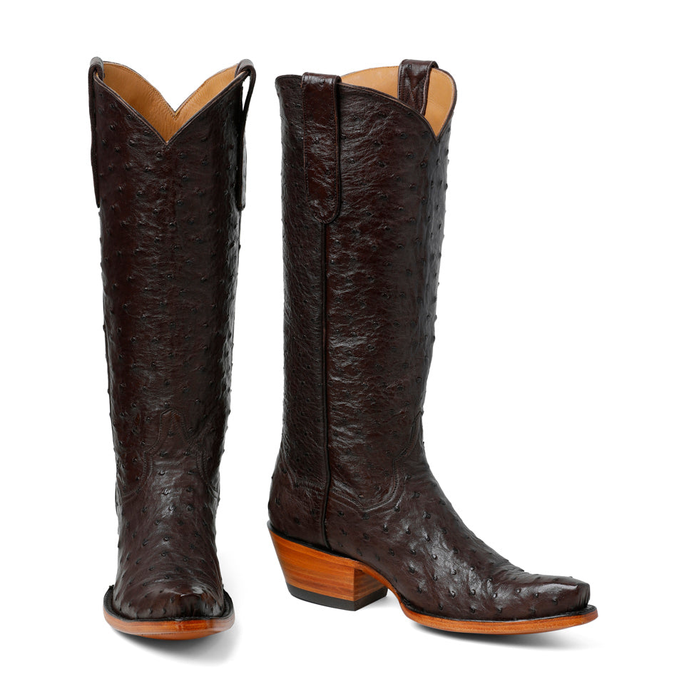 Ostrich Full Quill 14" - Nicotine - Back at the Ranch