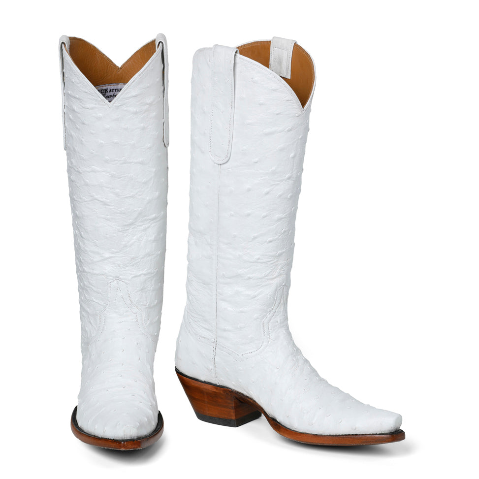 Ostrich Full Quill 14" - White - Back at the Ranch