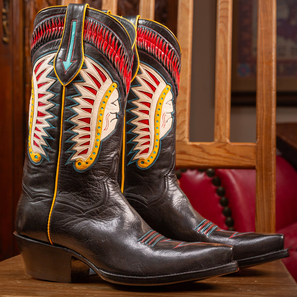 Indian Chief Inlay - Black - Back at the Ranch