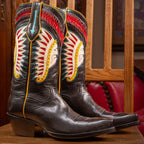 Indian Chief Inlay - Black - Back at the Ranch