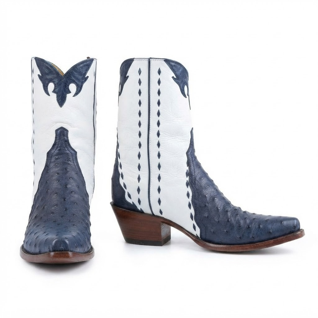 Ostrich Ankle Zipper Collection - Back at the Ranch