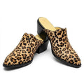 Hair-On Mule - Leopard Print