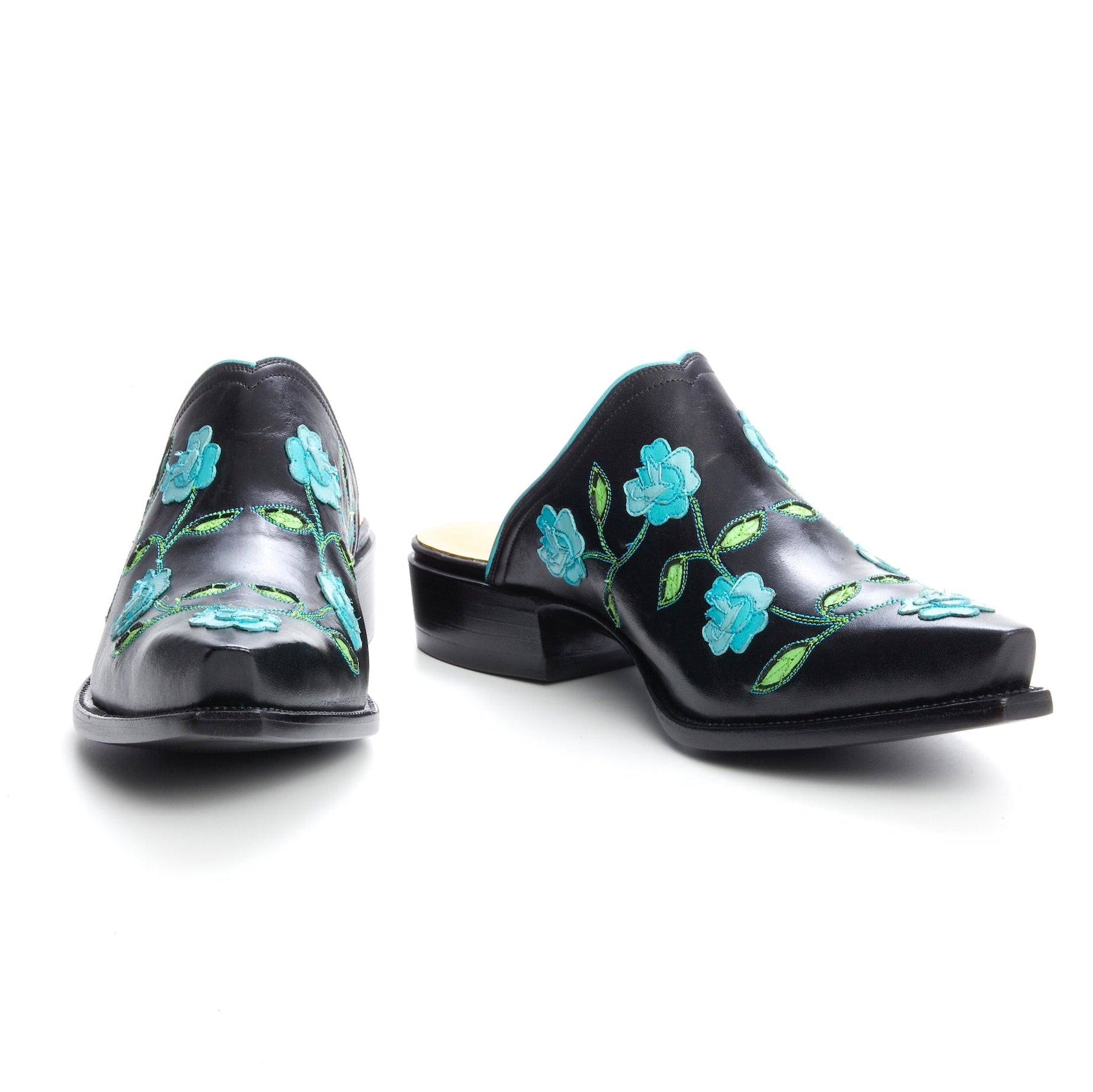 O'Susana Mule - Black/Turquoise - Back at the Ranch