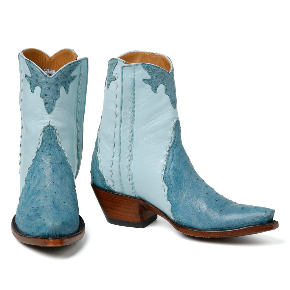 Ostrich Ankle Zipper Collection - Back at the Ranch