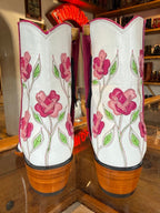 O'Susanna Ankle Zipper - White/Pink - Back at the Ranch