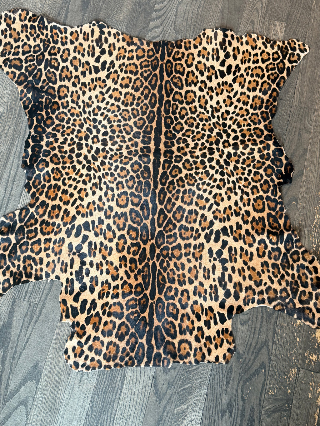 Hair-On Ankle Zipper - Leopard Print