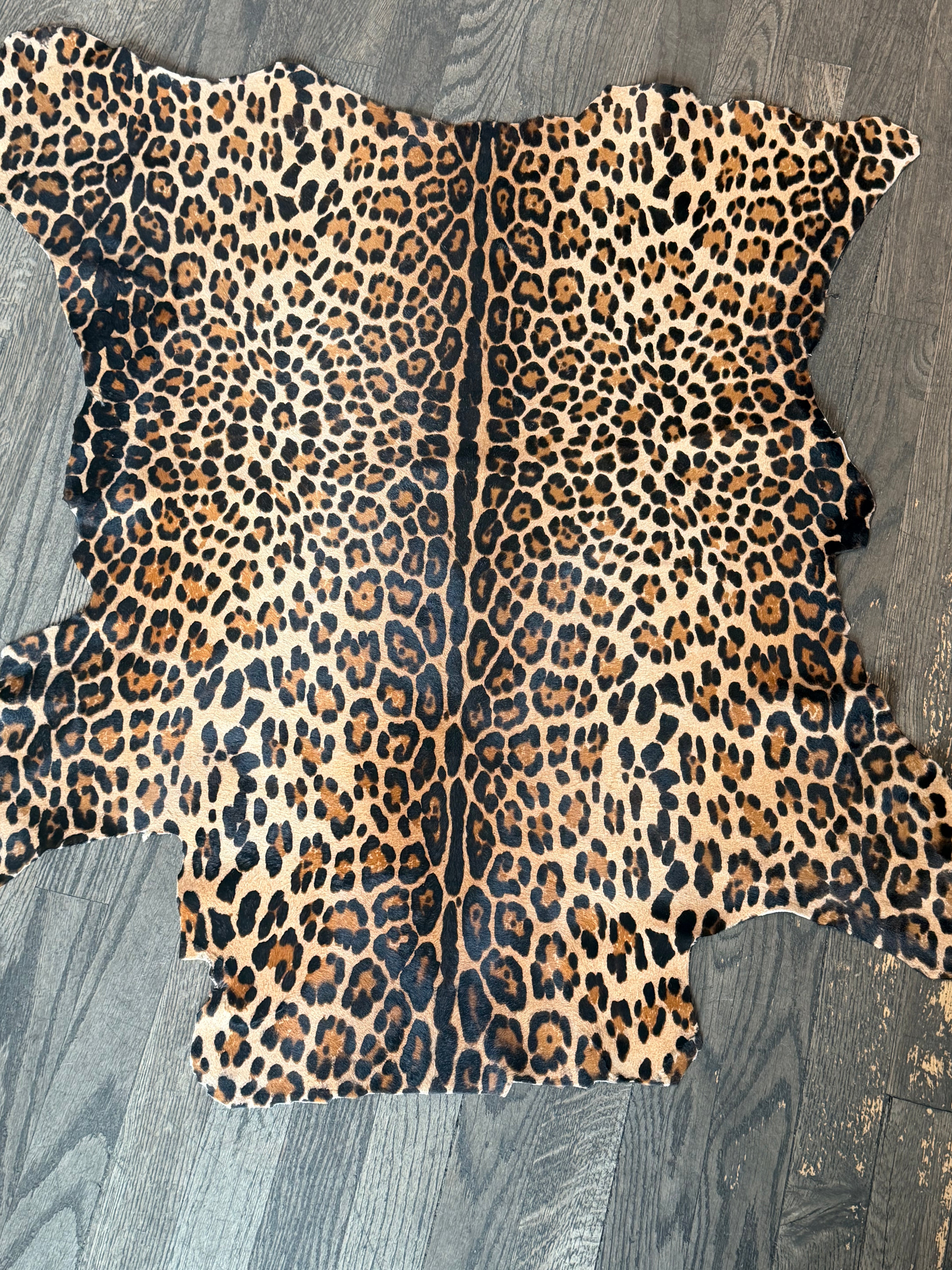 Hair-On Ankle Zipper - Leopard Print