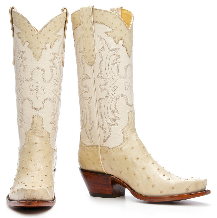 Ostrich 12" - Winter White - Back at the Ranch