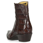 Full Crocodile Ankle Zipper - Brown - Back at the Ranch