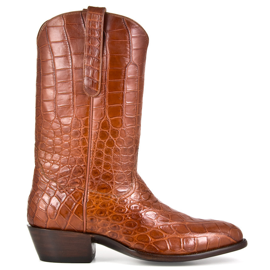 Crocodile Full 12" Round Toe - Back at the Ranch