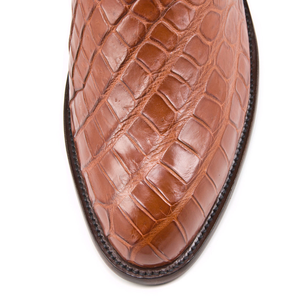 Crocodile Full 12" Round Toe - Back at the Ranch