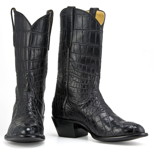 Crocodile Full 12" Round Toe - Back at the Ranch