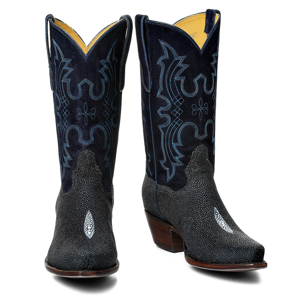 Stingray With PIgsuede Upper 12" - Back at the Ranch