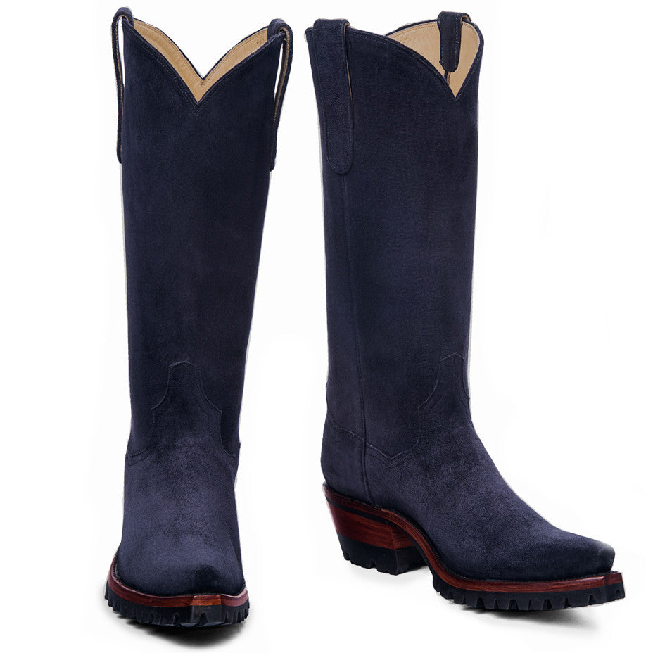 Equestrian 14" with Vibram - Navy - Back at the Ranch