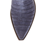 Crocodile Sueded with Nubuck 12" - Navy - Back at the Ranch