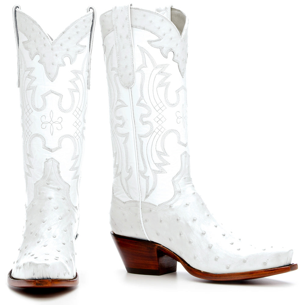 Ostrich 12" - White - Back at the Ranch