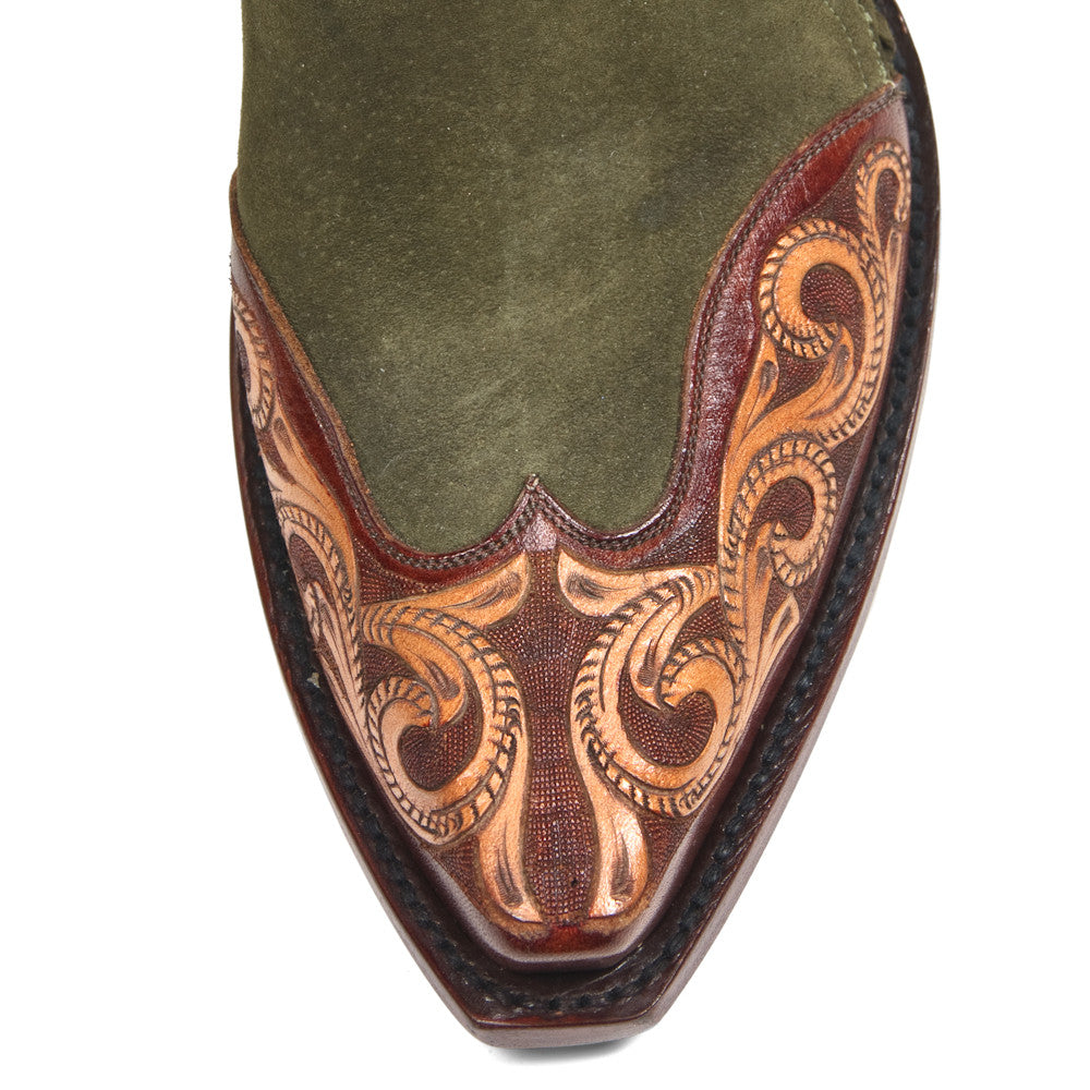 Saddle Ankle Zipper - Back at the Ranch
