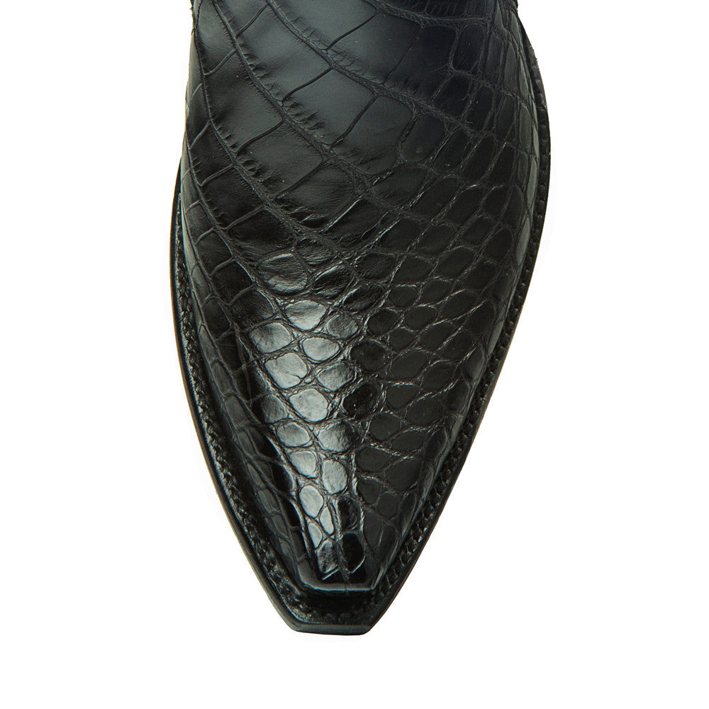 Crocodile/Calf Ankle Zipper - Back at the Ranch