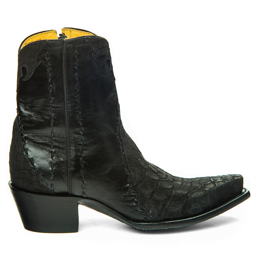 Crocodile Sueded Ankle Zipper - Back at the Ranch