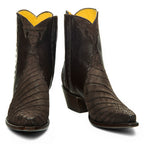 Crocodile Sueded Ankle Zipper - Back at the Ranch