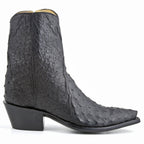 Ostrich Ankle Zipper - Black - Back at the Ranch