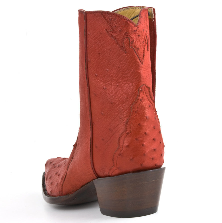 Ostrich Ankle Zipper - Gerbera - Back at the Ranch