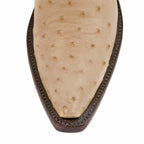Ostrich Ankle Zipper - Antique Tan - Back at the Ranch