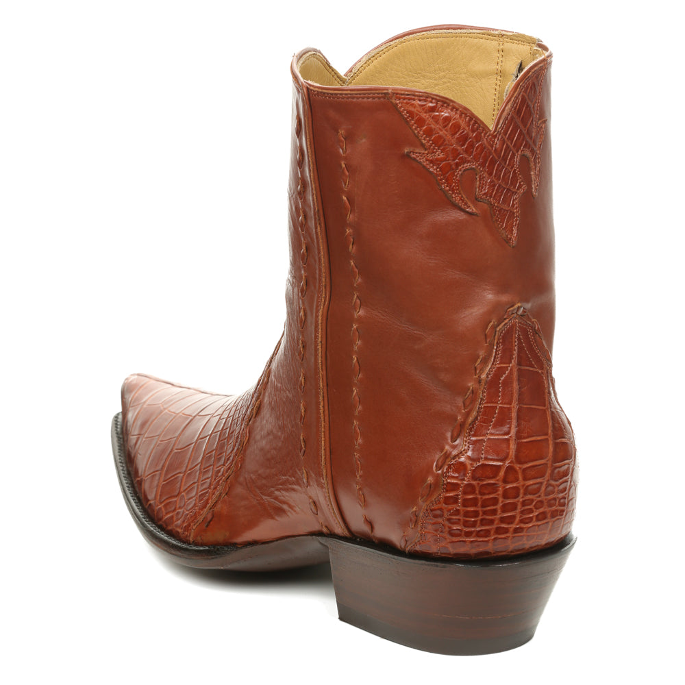 Crocodile with Calf Ankle Zipper - Back at the Ranch