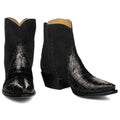 Crocodile with Nubuck Ankle Zipper - Back at the Ranch