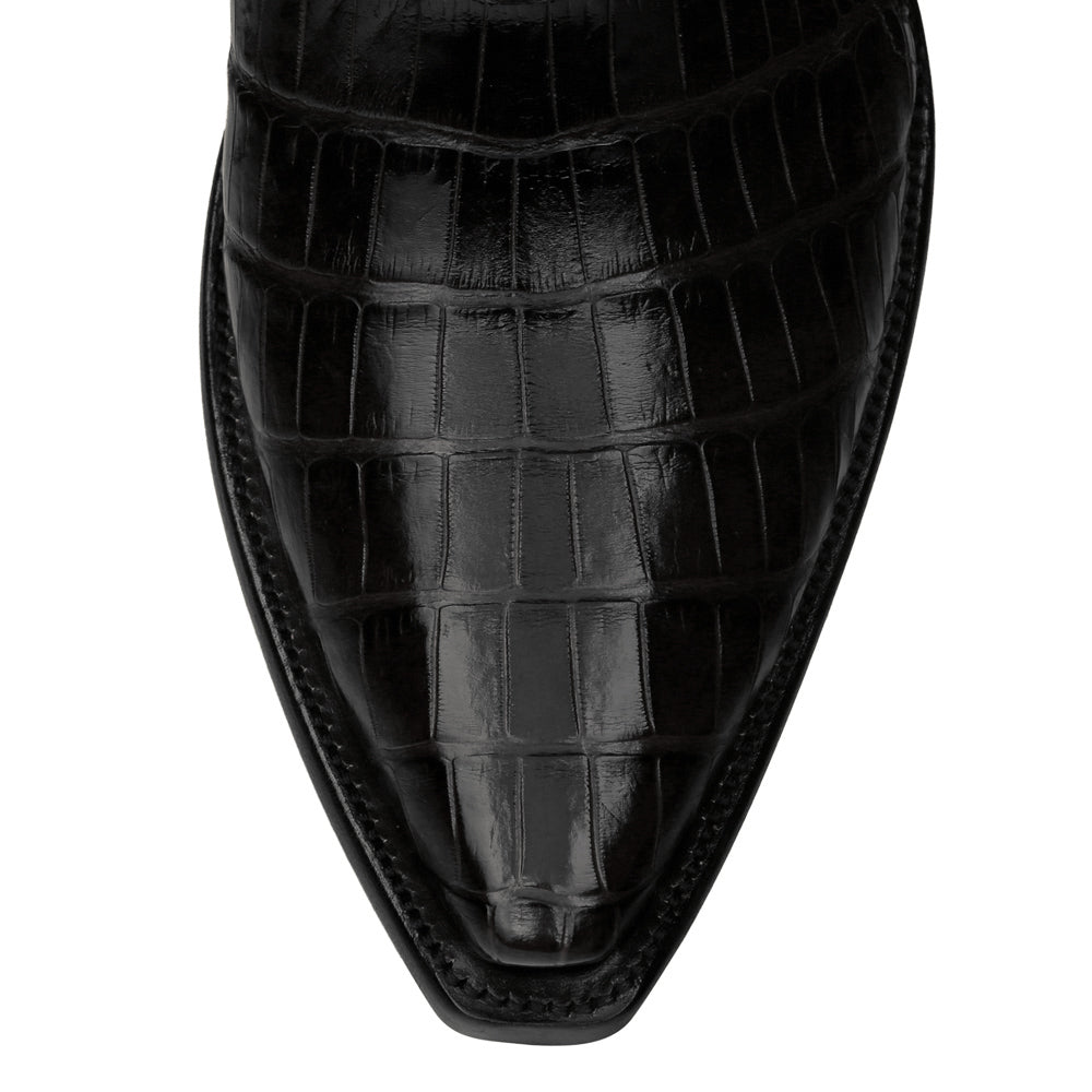 Crocodile with Nubuck Ankle Zipper - Back at the Ranch