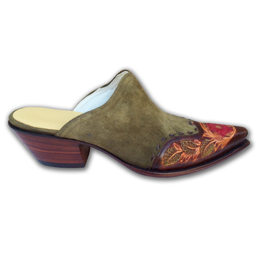 Saddle Floral Mule - Back at the Ranch