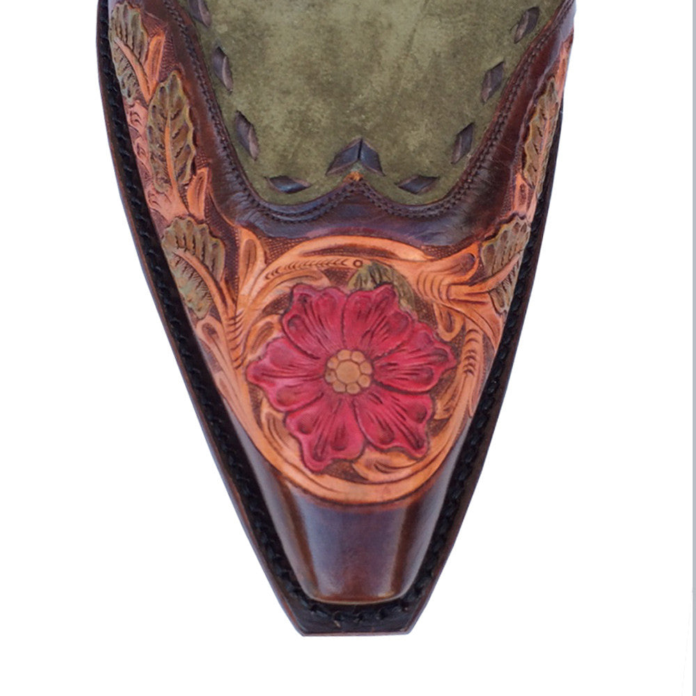 Saddle Floral Mule - Back at the Ranch